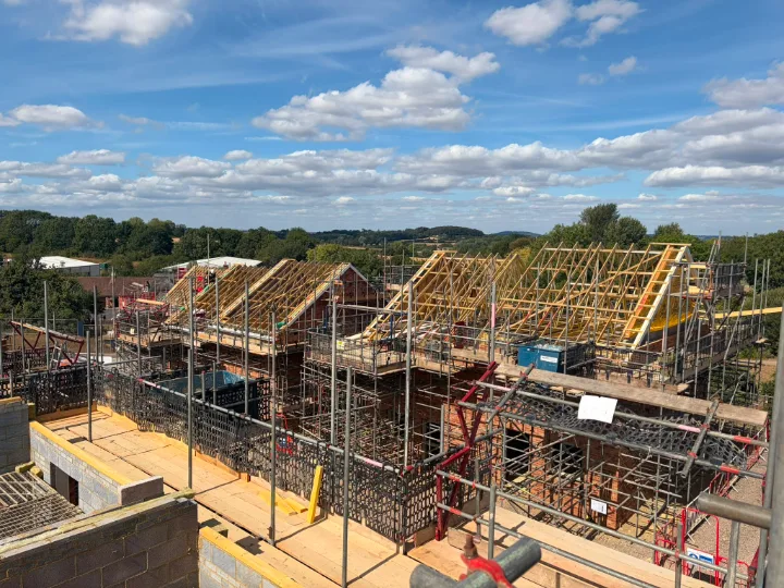 Constructs South West makes Progress on 48 Affordable Homes in Sturminster Newton